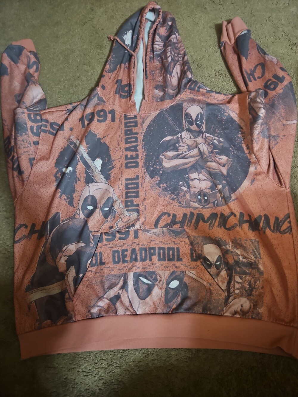 Deadpool Hoodie 3x